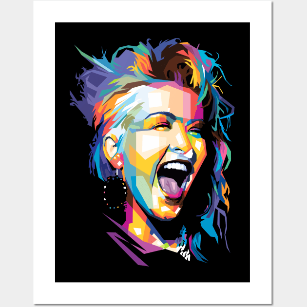 Cyndi Lauper Wall Art by Wijaya6661